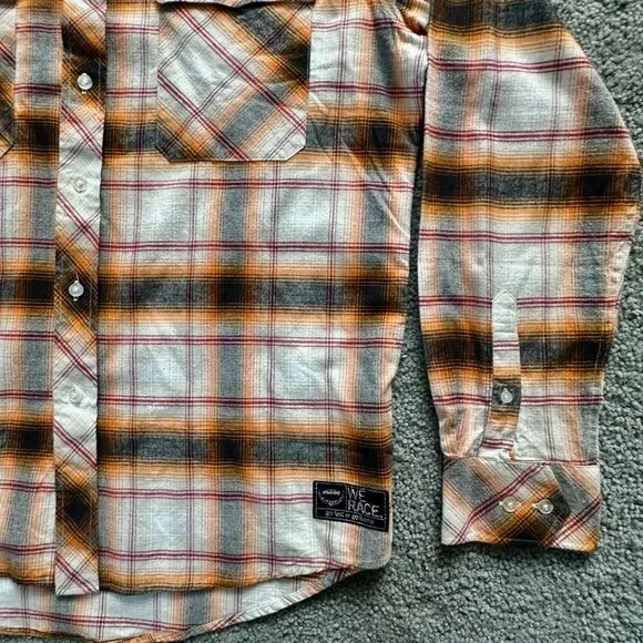KTM Racing Motorcycles Men's Large Flannel Shirt - KTM Logo - Extra Soft - NWOT - Picture 2 of 11
